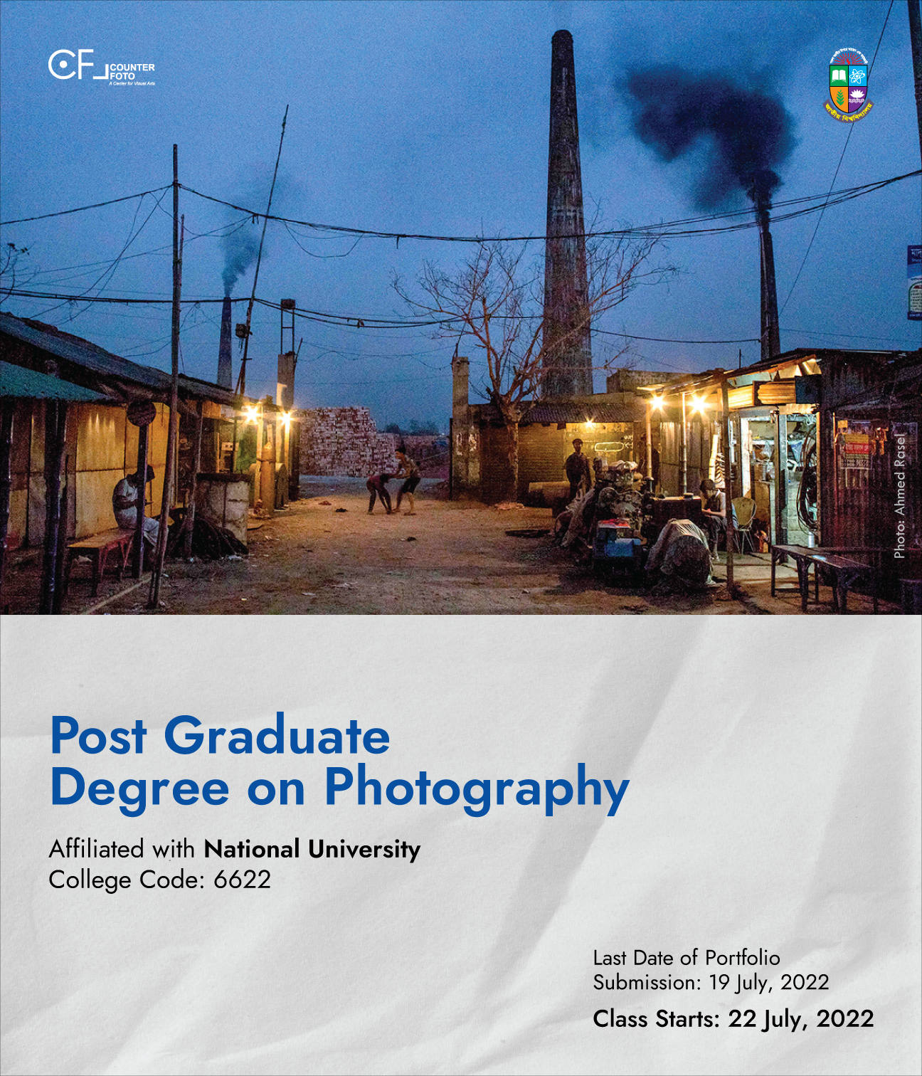 1 Year Post Graduate Diploma In Photography