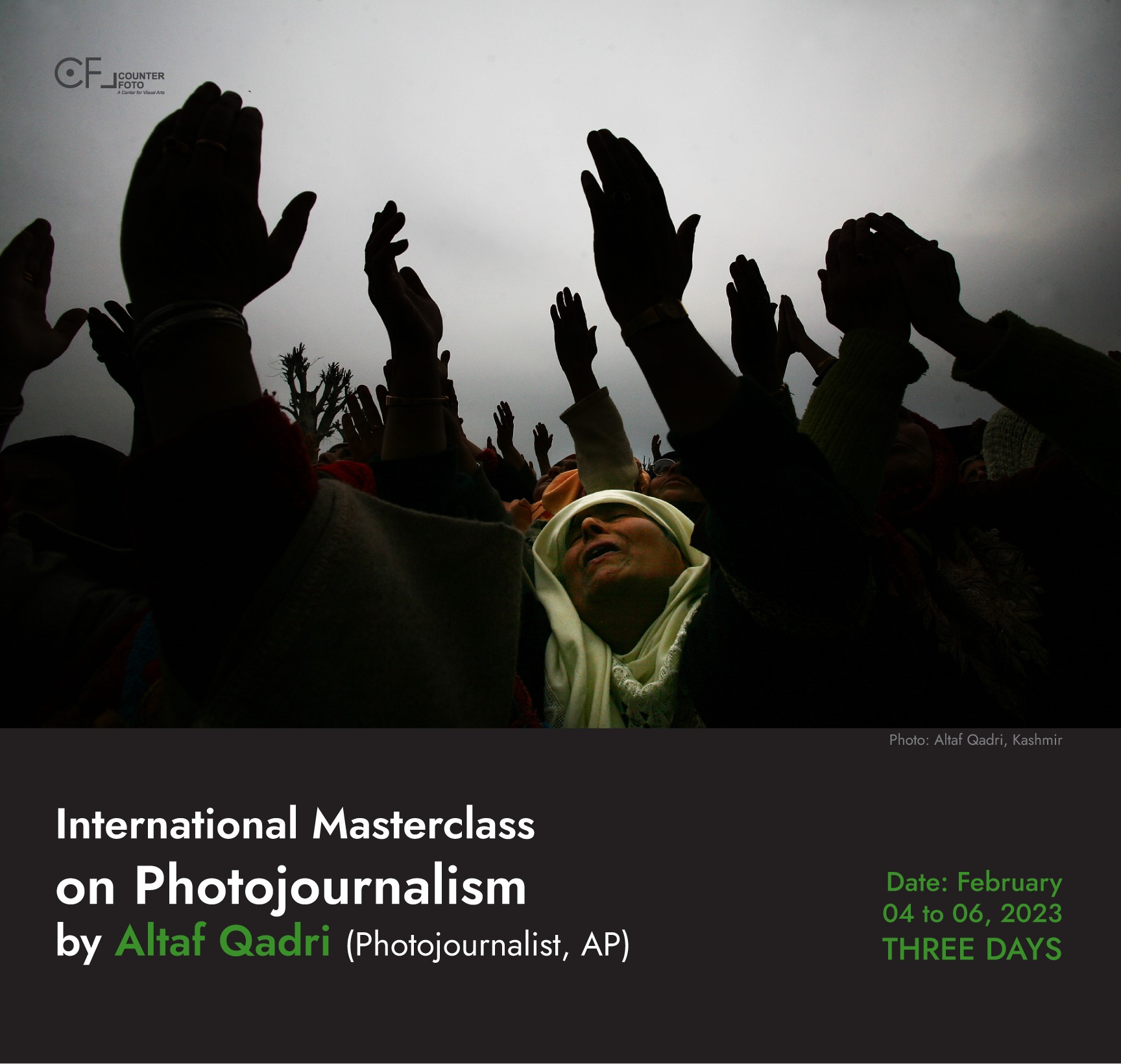 Three-Day International Masterclass on Photojournalism by Altaf Qadri